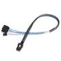 SilverStone CPS03-RE 50cm Mini SFF-8087 to SAS/SATA Cable