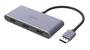 Cruxtec 15cm DisplayPort to 3 x HDMI 8K Adapter