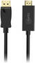 Cruxtec 1m Displayport to HDMI Cable, Male to Male
