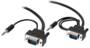 ALOGIC 15m Pro Series Slim flexible VGA Cable with 80cm/30cm 3.5mm Stereo, M-M