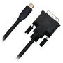 Cruxtec CTD4K-02-BK 2m USB-C to DVI Cable, Male to Male
