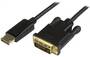 StarTech DP2DVI2MM3 1m DisplayPort to DVI Adapter