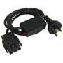 CMS Electracom 1.5m 20A Starter Lead, Black