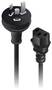 ALOGIC 10m Aus 3 Pin Wall to IEC C13 - Male to Female, Black