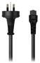 Cruxtec 1m 3 Pin AU Male to Female IEC-C5 Power Cable