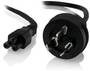 ALOGIC 2m 3 Pin Power Cable, Black