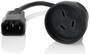 ALOGIC 0.15m IEC C14 Power Cable, Black