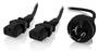 ALOGIC 1.5m Mains Plug Cable, Black