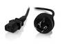 ALOGIC 3m Mains Plug Cable, Black