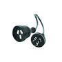 ALOGIC 3m Mains Plug Cable, Black