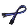 SilverStone 25cm 8 Pin To PCI-E 8 Pin (6+2) Connector Black/Blue