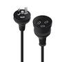 ALOGIC 20m Aus 3 Pin Mains Power Extension Cable