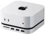 Satechi Mac Mini M4 Stand Hub with SSD Enclosure, Silver