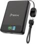 BMX SolidSafe 10,000mAh 30W Solid-State Qi2 Magnetic Power Bank, Black