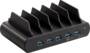 Shintaro 150W 5 Bay GaN USB-C and USB-A Combo Port Charging Dock