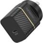 OtterBox 30W USB-C Fast GaN Wall Charger, Black