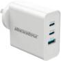RockRose Casa III G65 65W P QC 3.0 Triple Port Travel Charger