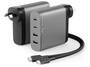 ALOGIC Rapid Power 4 Port 100W USB-C Wall Charger, Space Grey