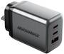 Rockrose Infinito G65 3-Port Fast Charging 65W GaN Power Adapter