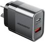 Rockrose Infinito G30 Dual Port Fast Charging 30W PD Power Adapter