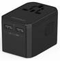 Choetech PD6045 GaN Tech 45W Travel Adapter Charger, 2x USB-C 2x USB-A, Black