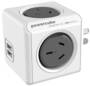 Allocacoc PowerCube Original 2 AU Outlets with 2 USB Ports, Grey
