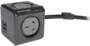 Allocacoc PowerCube Extended 4 AU Outlets, 2 USB, 1.5m Cable, Black