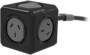 Allocacoc PowerCube Extended 5 AU Outlets, 1.5m Cable, Black