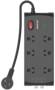 Monster 6 Port Surge Protector Power Board with F-Type Connector