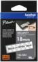 Brother TZe-SE4 18mm Tamper Evident Black on White Label