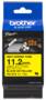 Brother HSE-631E 11.2mm Black on Yellow Heat Shrink Tube Cartridge