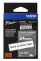 Brother TZE-S251 24mm Strong Adhesive Black on White Tape