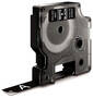 Dymo D1 12mm Black on White Tape