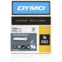 Dymo Rhino 12mm Black on White Flexible Nylon Label