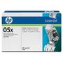 HP 05X High Yield Toner Cartridge, Black