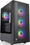 Thermaltake S200 Plus TG ARGB Mid Tower Case, T/G Panel, NO PSU