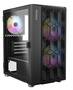 Antec NX200M RGB Black Micro ATX Case, T/G Side Panel, No PSU