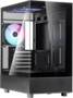 SilverStone LD04 Black Micro ATX Case, Tempered Glass Panel, NO PSU