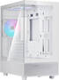 SilverStone LD04 White Micro ATX Case, Tempered Glass Panel, NO PSU