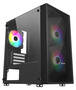 FSP CST130C Black Micro ATX Mid Tower Case, T/G Side Panel, NO PSU