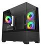 Cooler Master Elite 490 Micro ATX Case, Tempered Glass Side Panels, NO PSU
