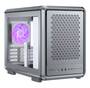 Cooler Master MasterFrame 400 Mesh Silver Micro ATX Case, Mesh Side Panel, NO PSU