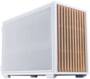 Lian Li B4 Wood White Micro ATX Case, Mesh Side Panels, NO PSU