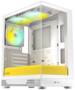 Okinos AQUA UNO Yolk Mini Tower Mico ATX Case, Tempered Glass Side Panels, NO PSU
