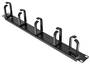 StarTech 1U 19inch Metal Rackmount Cable Management Panel