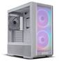 Lian Li Lancool 216RW RGB White Mid Tower ATX Case, T/G Side Window