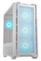 Cougar MX600 RGB White ATX Case, Tempered Glass Panel, No PSU