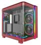 Montech KING 95 PRO Red Mid Tower ATX Case, T/G Side Panels, NO PSU