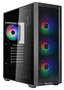 SilverStone FARA 515XR Black ATX Case, Tempered Glass Panel, No PSU