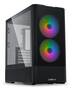 Lian Li Lancool 207 Black Mid Tower ATX Case, T/G Side Panel, NO PSU